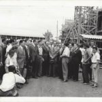 Papai e JK vistoria da obra da sqs 106 1-11-1958