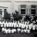 Crianças internas, filhas de pacientes com hanseníase, no Asilo Santa Theresinha, em Carapicuíba (SP) — Foto- Reprodução:Arquivo do Asilo Santa Theresinha